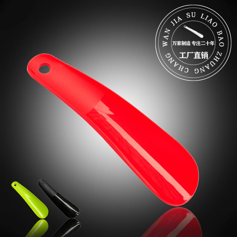 Factory Supply Custom Wholesale Plastic Shoe Horns, Shoe Donning and Lifting Tool, Shoe Slider, Promotional Gift