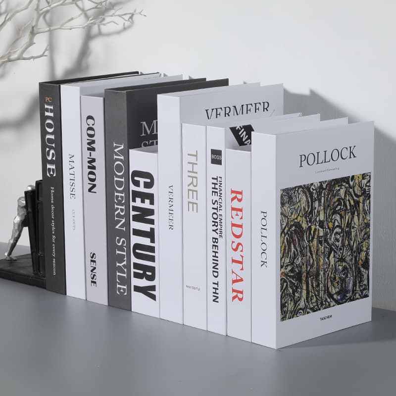 Faux Book Decor Simulation Books Nordic Simple Living Room Office Home Decoration Prop Model