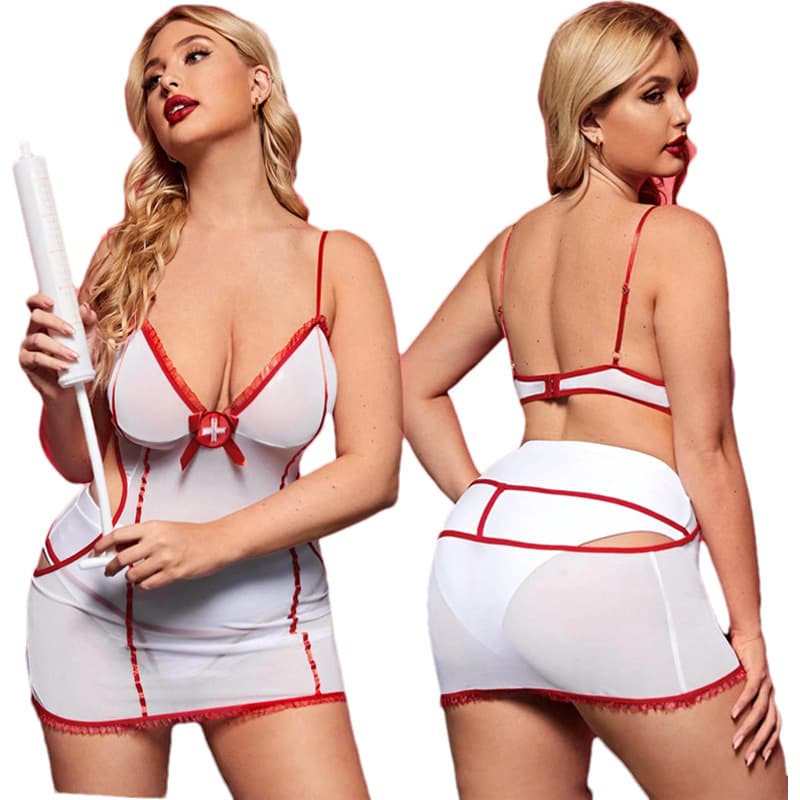 New Sexy Role-playing Nurse Lingerie Set Photo Temptation Outfit High Quality Fun Underwear