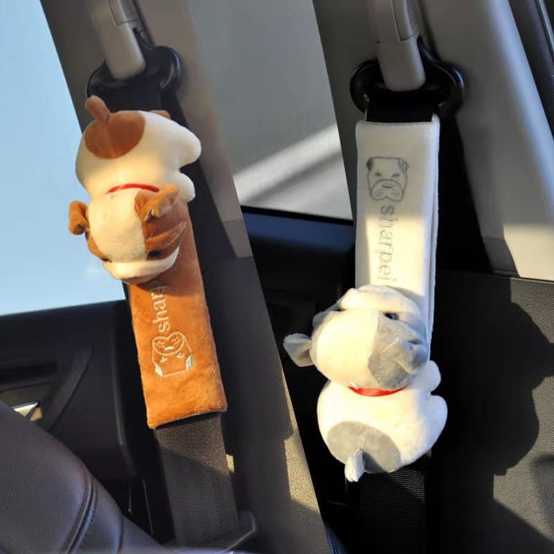 Car Seat Belt Shoulder Cover Cute Personalized Cartoon Single Extended Shoulder Cover Men’s and Women’s Car Interior Decoration Supplies