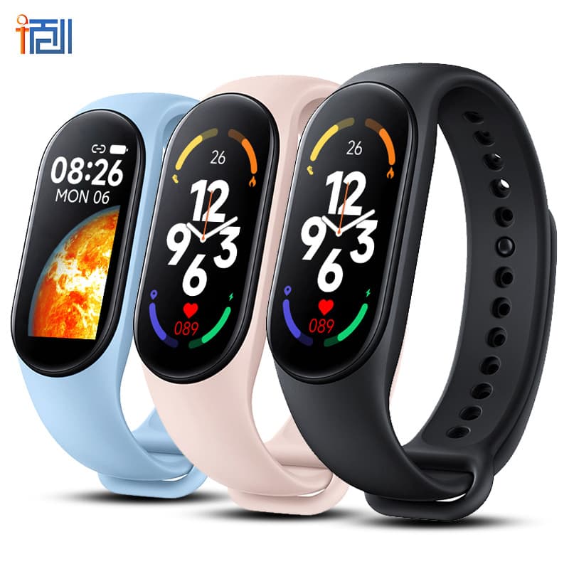 M7 Smart Bracelet: Heart Rate, Blood Pressure, Bluetooth, Step Count, Music, Weather, Sleep Monitoring. M7 Smart Sports Bracelet Watch.