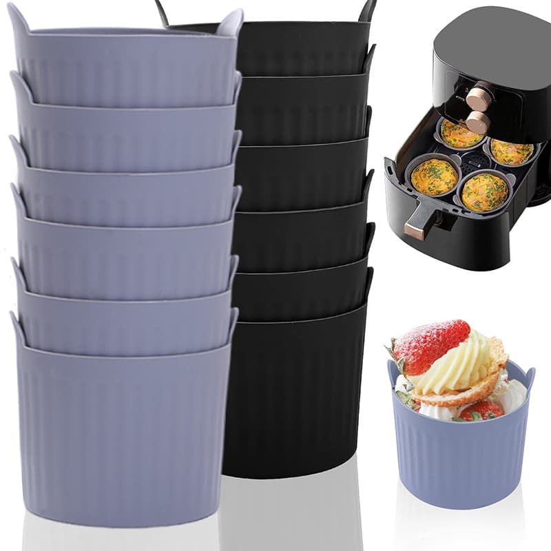 Cross-border popular household thickened food-grade silicone baking pan cake cup cake mold air fryer baking cup
