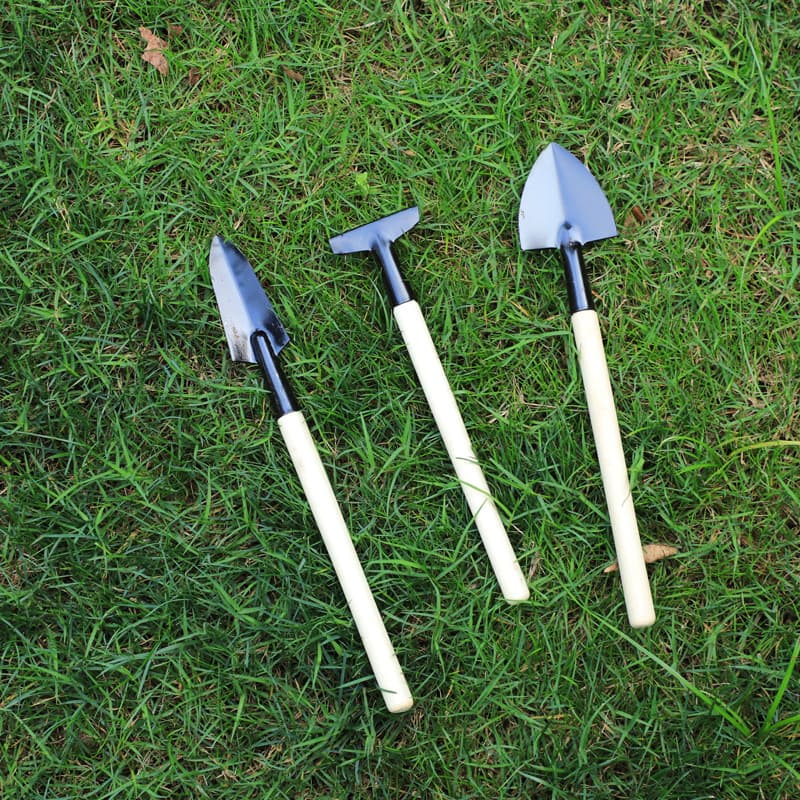 Gardening artifact three-piece set potted small shovel garden shovel indoor flower pot loose soil planting flower and vegetable tools