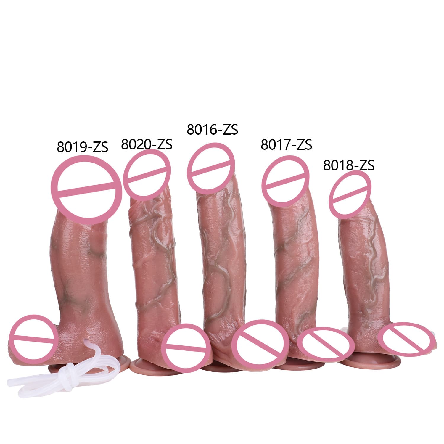 SXXY Realistic Dildo Water-Squirting Penis, Thick Large Size Big Glans Dong, Squeeze Water Spray for Private Area Cleansing, Cross-Border