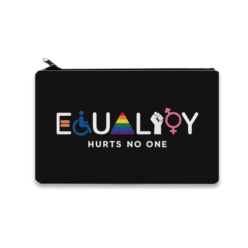 Wholesale cross-border canvas pencil case, makeup bag, coin purse
