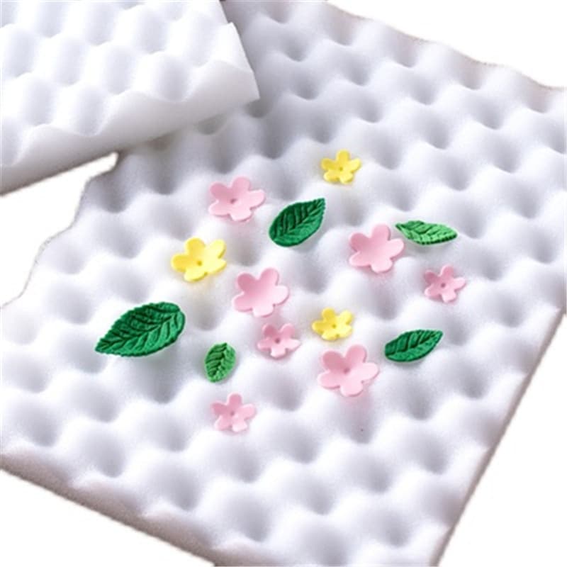 Fondant Flower Drying Pad, Fondant Shaping Wave Sponge Pad, Ultra-Light Clay Foam Pad, Baking Fondant Cake Tool