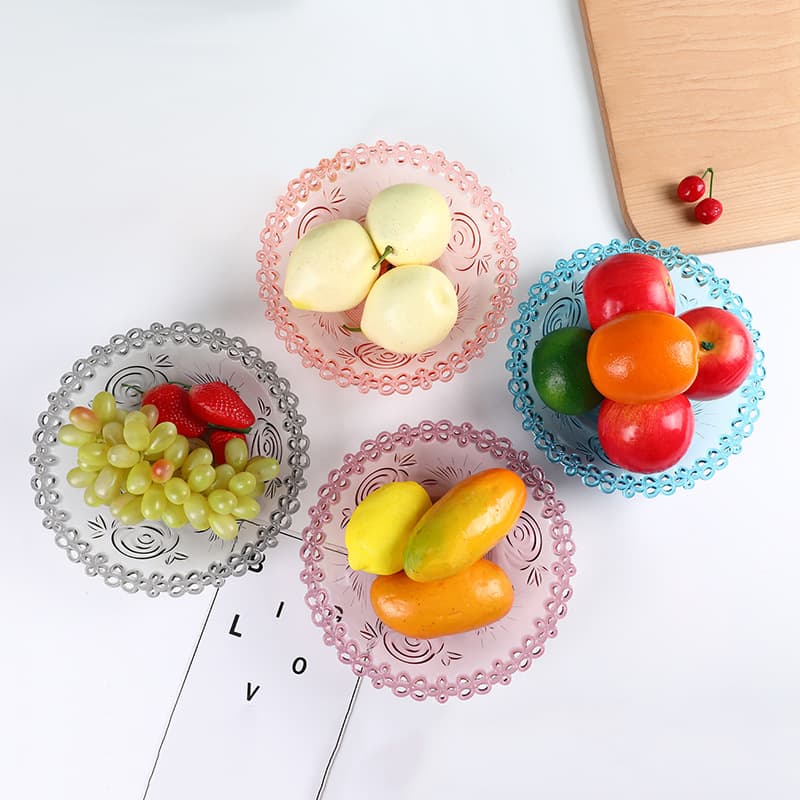 Modern Home Fruit Bowl for Living Room, Dried Fruit Plate, Coffee Table Snack Candy Dish, Creative Melon Seed Tray, Plastic Plate