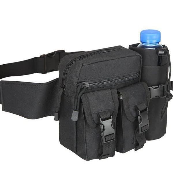 Amazon Cross-Border Outdoor Sports Running Waist Bag Lure Tactical Water Bottle Waist Pack Functional Waterproof Bag Hiking Waist Bag