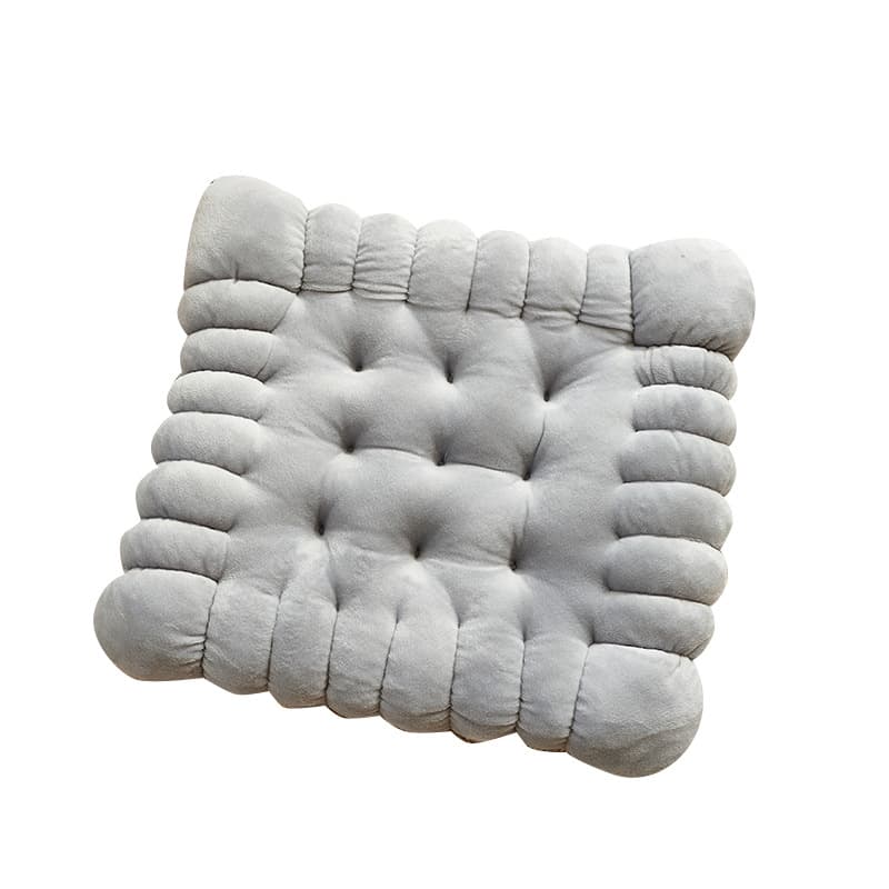Wholesale Crystal Velvet Biscuit Cushion Tatami Floor Cushion for Long Sitting on Ground Chair Pad Dormitory Office Dining Chair Pad