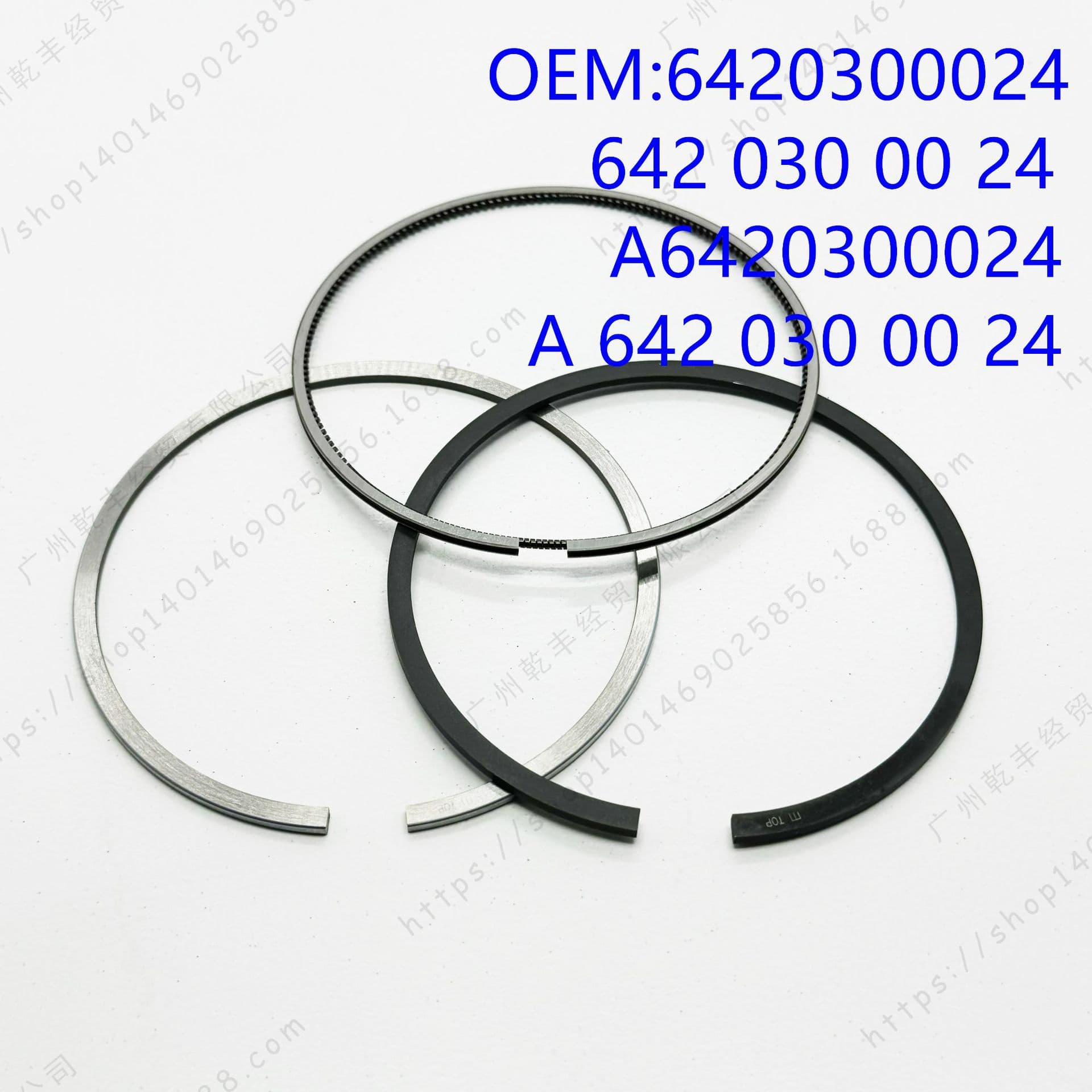 Piston rings for BENZ Mercedes OM642, part number A6420300024, PISTON RING
