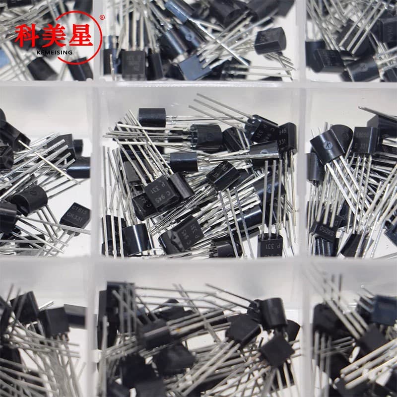 200/600/840pcs Through-Hole Transistor Box Kit TO-92 Transistor Assortment Kit