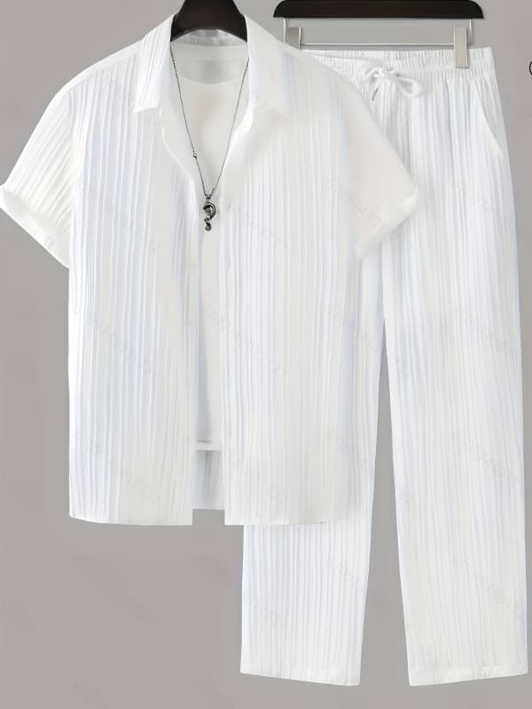 C 15644 Men's Button-Down Shirt Set
