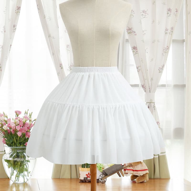 Zhijinyuan 35cm Hoop Skirt Versatile Daily Petticoat