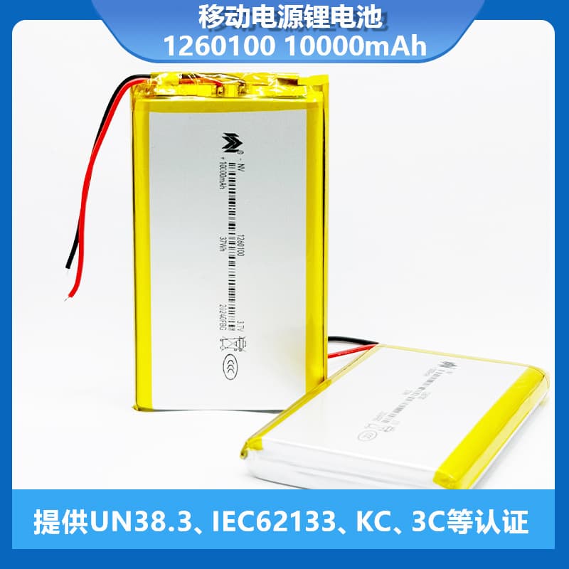 Wholesale 3C Certified 1260100 Power Bank 10000mAh Vacuum Cleaner Mobile Power Battery High Capacity