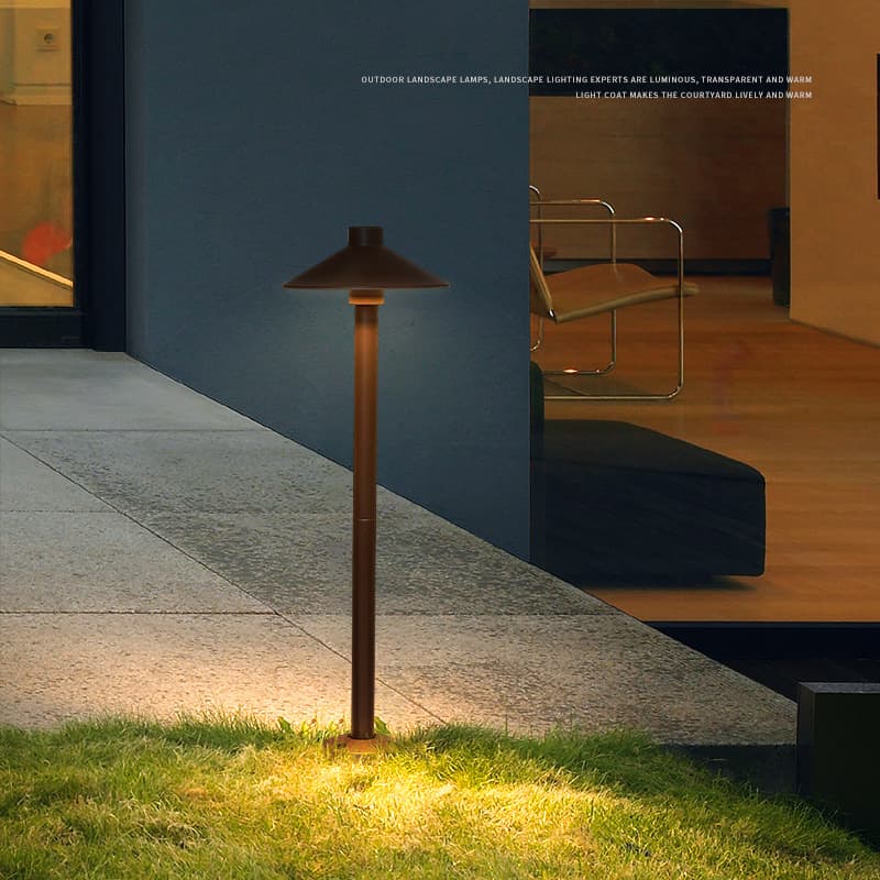 LED outdoor waterproof lawn lamp garden creative umbrella lamp aisle guide light decoration courtyard landscape floor lamp