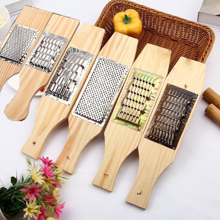New Wholesale Shredder for Potatoes, Carrots, and Sweet Potatoes, Long-Strip Style, Household Stainless Steel Copper Blade Vegetable Grater
