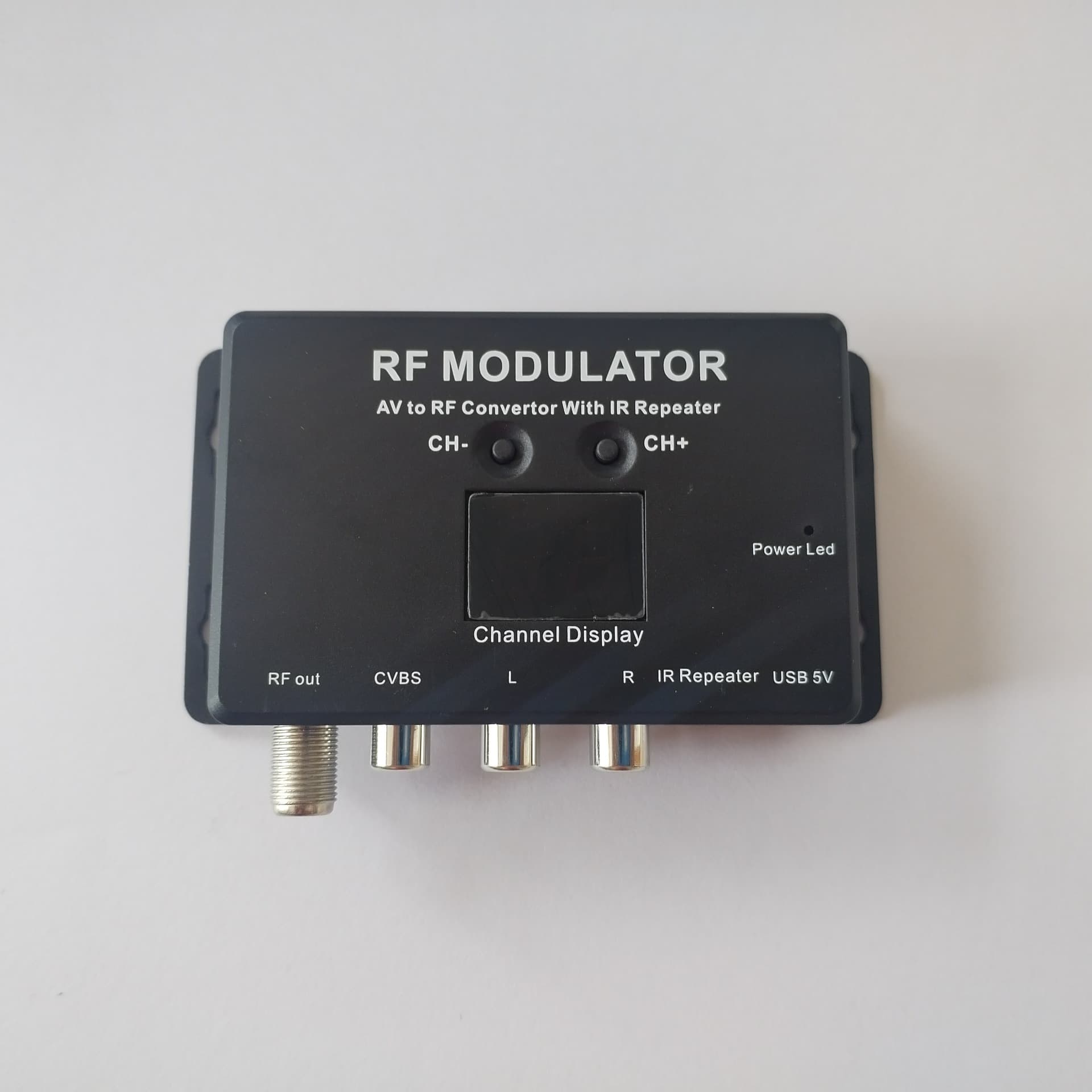 M60IR RF Modulator with IR Repeater AV TO RF