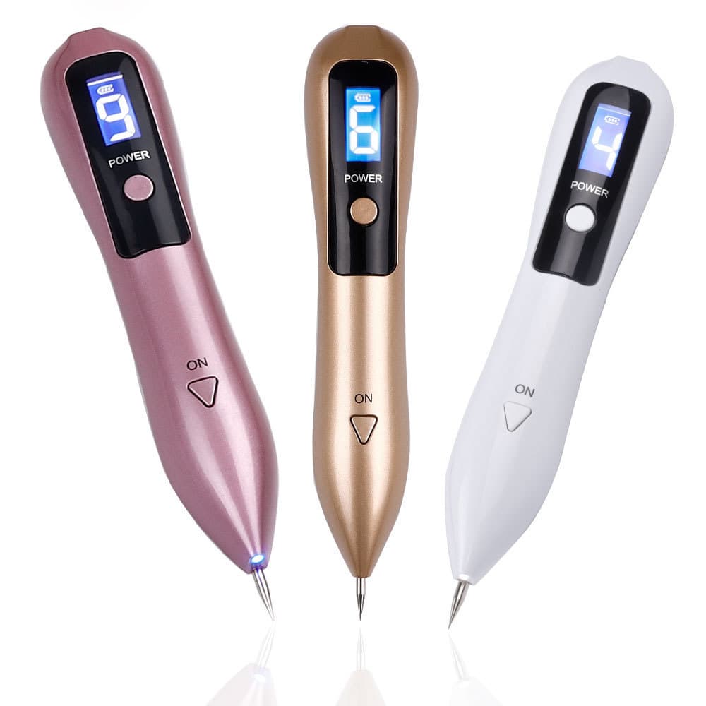 Cross-border 9-level professional painless mole and spot removal pen for beauty salons, small white spot removal pen, LCD mole removal pen beauty device