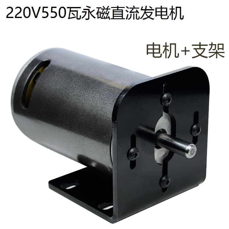 220V 550W High-Power Permanent Magnet DC Generator Wind/Hydraulic Hand-Crank Human-Powered Pedal DC Motor