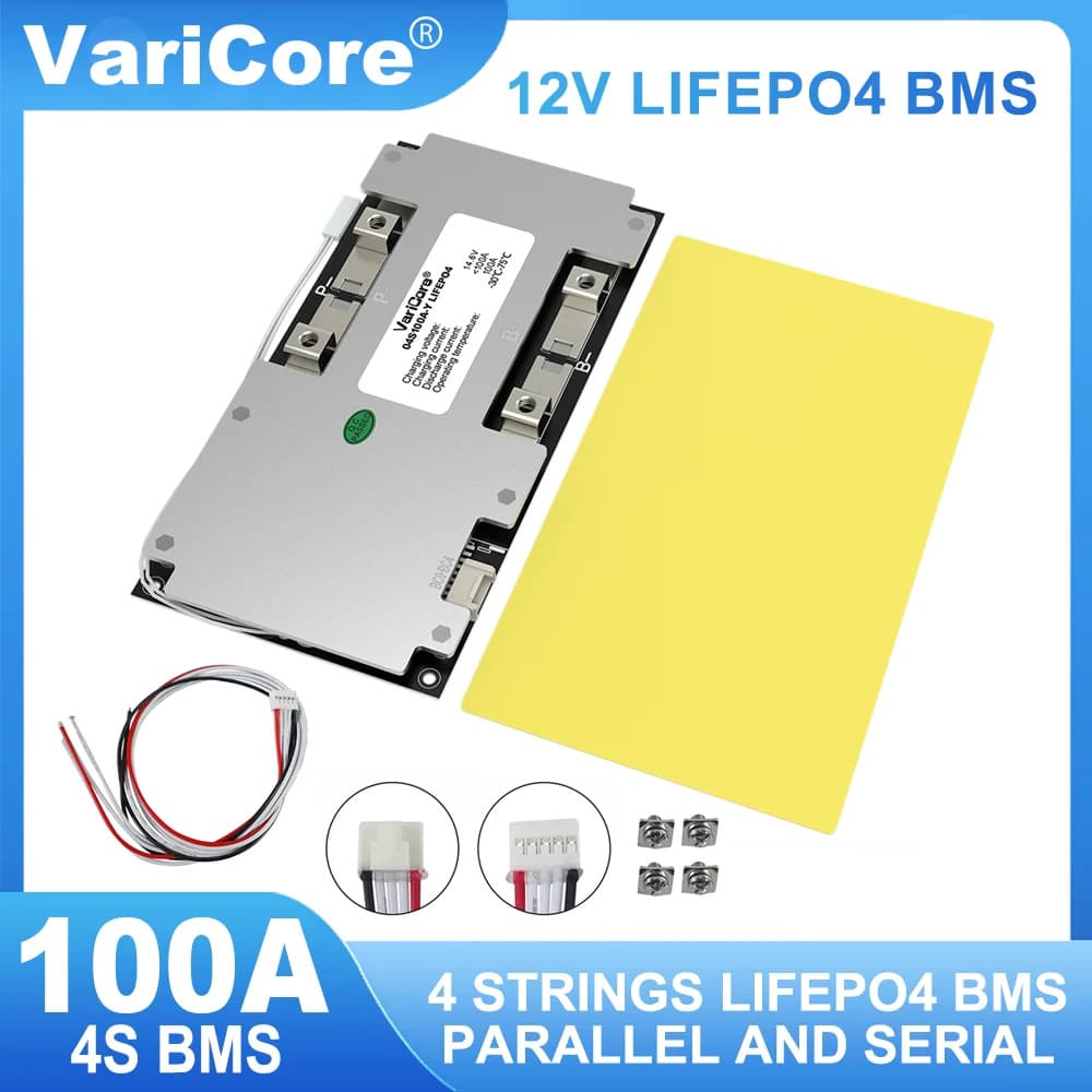 VariCore 4S BMS 12V 100A high power lithium iron phosphate battery protection board management system