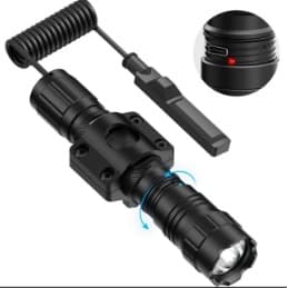 Outdoor 1500 Lumen Strobe Tactical Flashlight, Type-C Direct Charging Multi-function Long-range Illumination in Aluminum Alloy