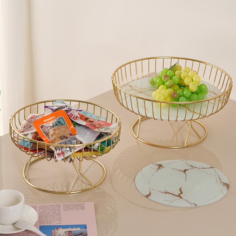 Nordic Ins-style Fruit Plate, Snack Serving Tray, Tabletop Fruit Basket, Living Room Fruit Tray, Counter Candy Dish, Creative Home Decor