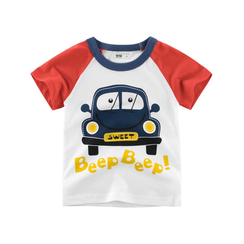 2025 new children's clothing summer boys cartoon short-sleeved t-shirt kids wear children's clothing dropshipping ins