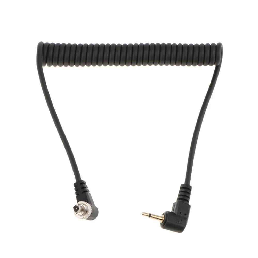 Camera Flash Sync Cable 2.5-PC/3.5/PC-PC/6.35-PC Flash Trigger Cord for Flash Accessories