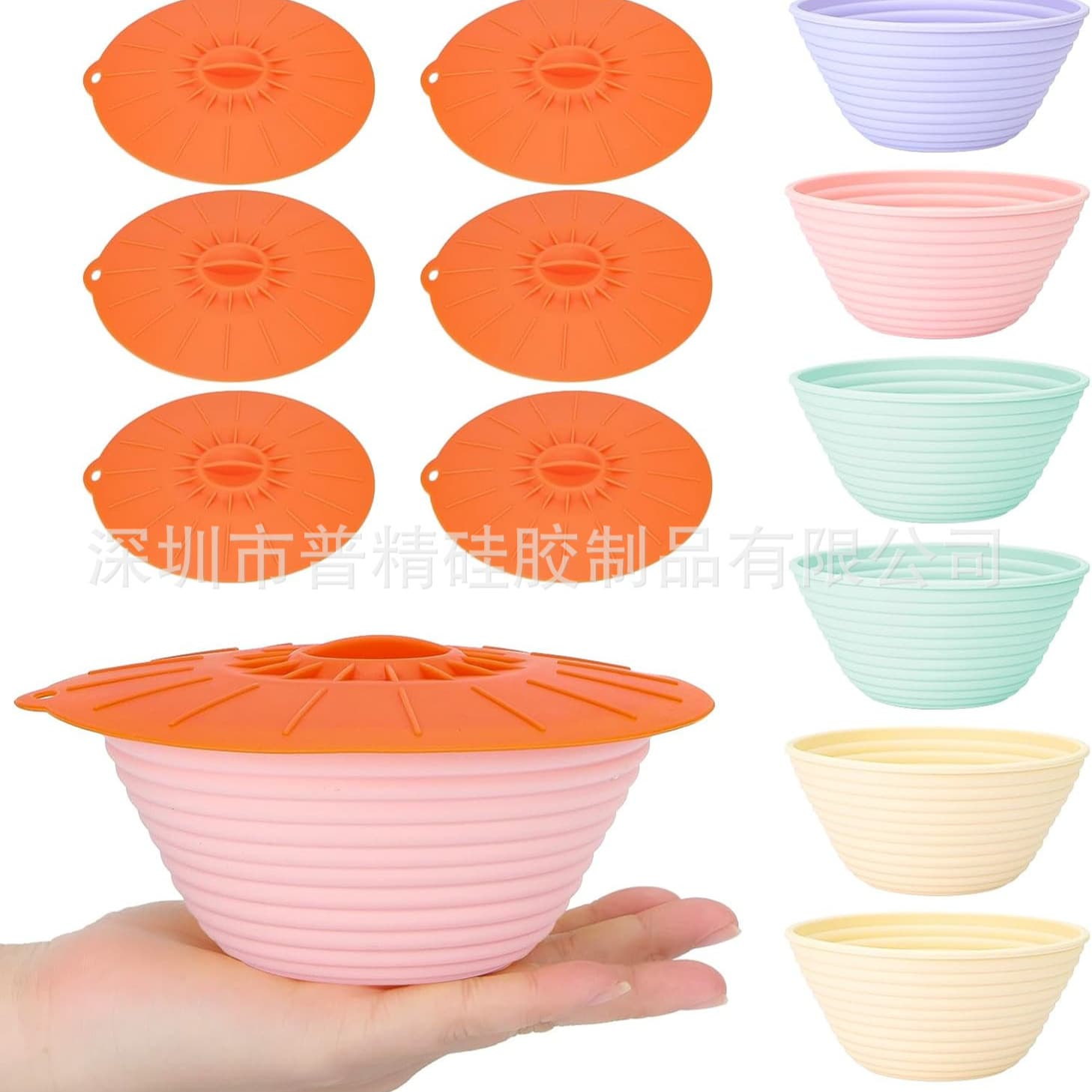 5-inch Bread Silicone Proofing Basket, Imitation Woven Rattan Bread Rising Basket, Cake Baking Mold Set