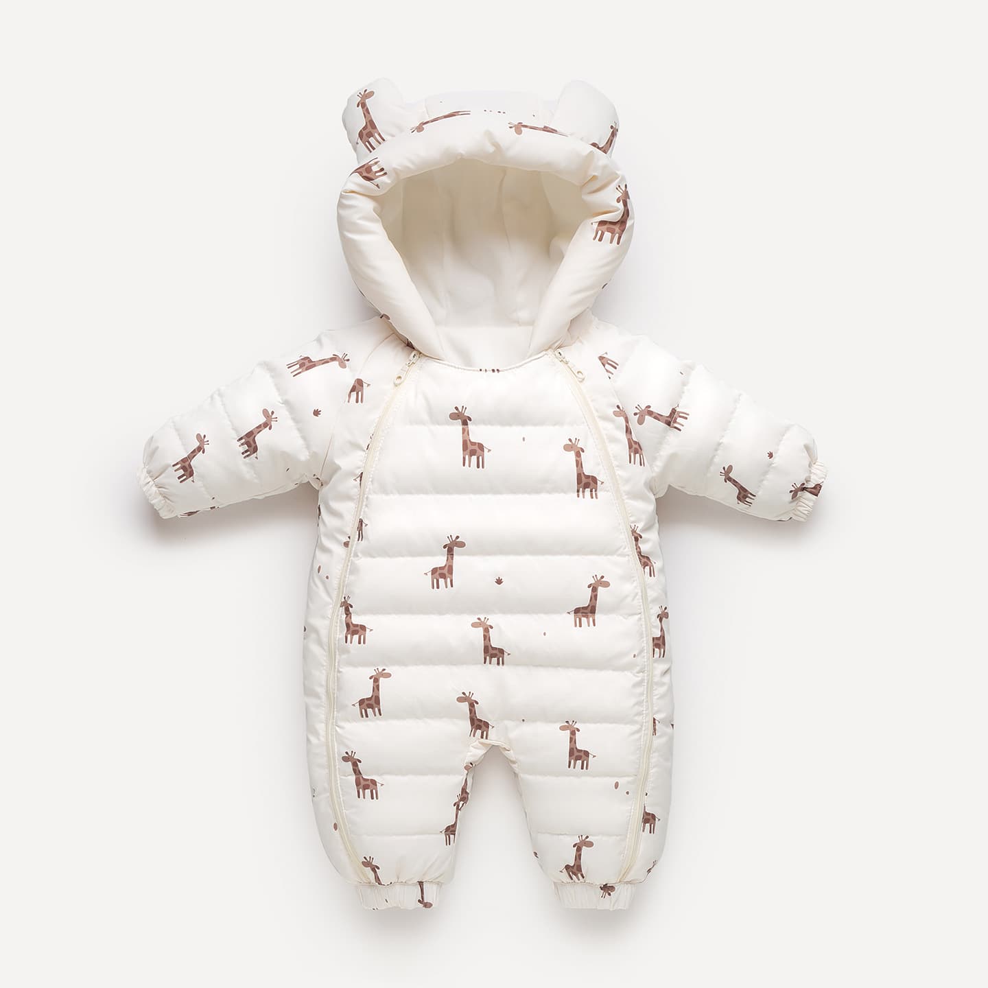 New Baby Down Jumpsuit, Winter Outerwear Thickened Romper for Newborns