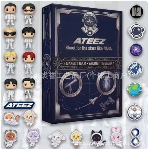 Cross-border Trade ATEEZ Golden Hour Part.5 2026 ATEEZ Golden Era Calendar Blind Box