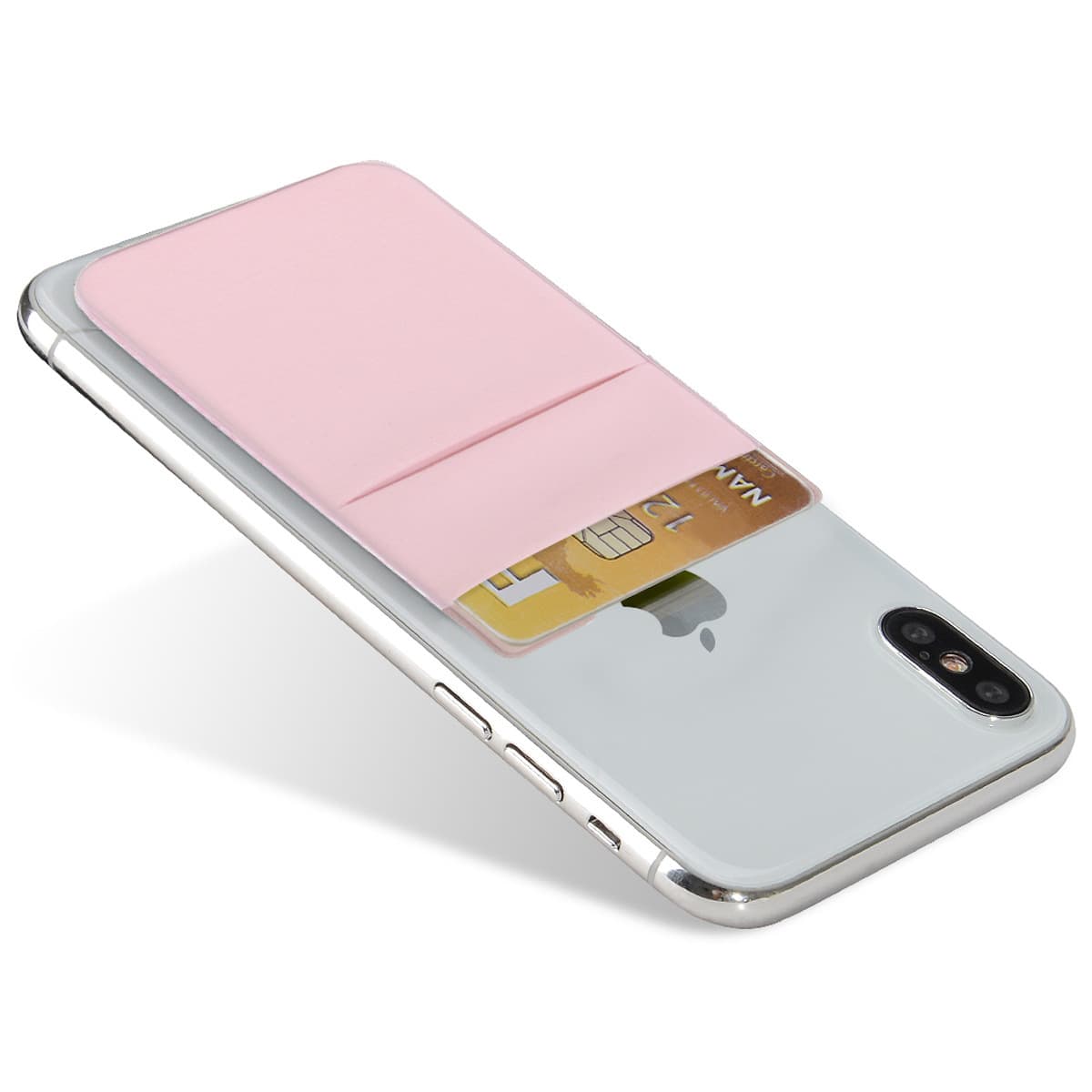 Leica Phone Case Back Sticker Self-Adhesive Card Holder Double Layer Business Card Pouch Magnetic Direct Factory Sale