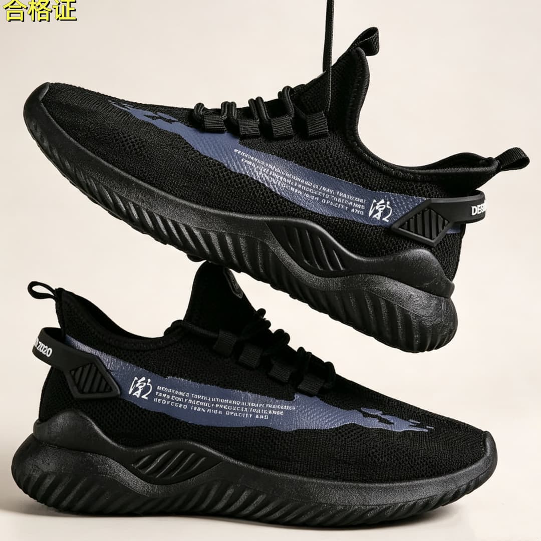 Spring Men's Round Toe Mesh Lace-up Travel Shoes Youth Flat Casual Men's Sports Shoes Wholesale