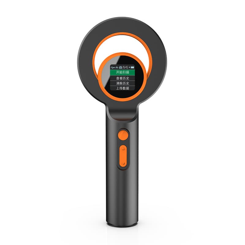 Q40 Pet Microchip Scanner, Pet Certificate Handheld Reader, RFID Animal Ear Tag Collection and Identification