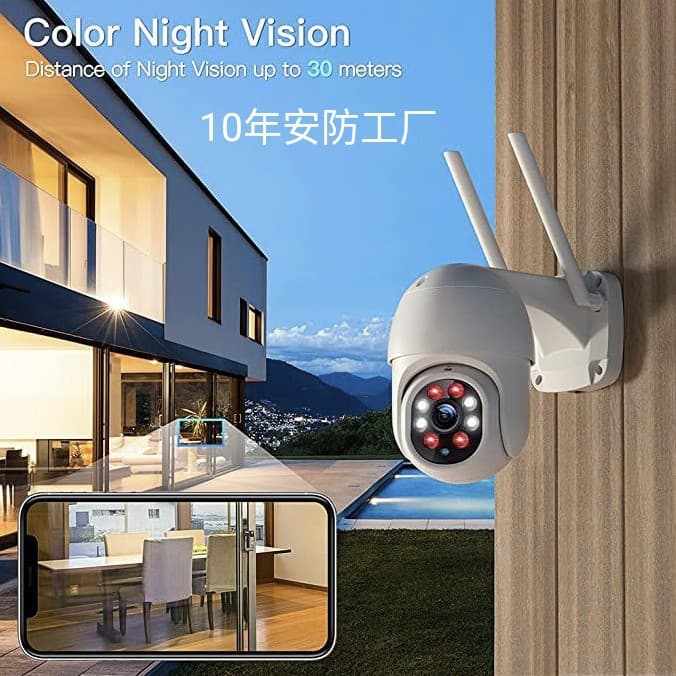 Cross-border trade smart ball 360-degree WiFi camera (3MP/5MP) Tuya graffiti camera