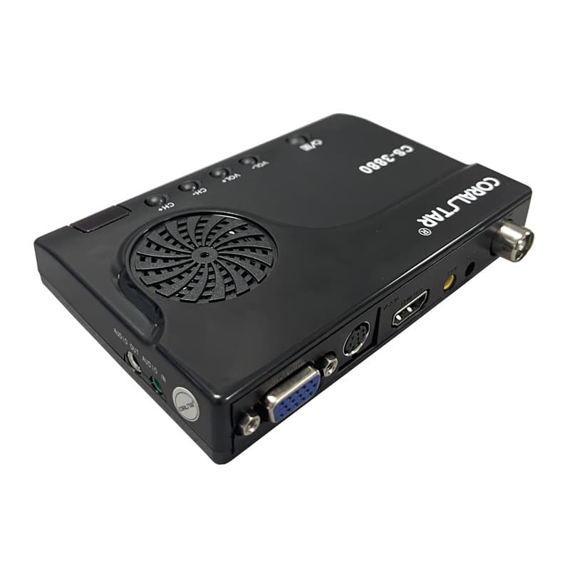 VGA HD TVBOX Analog CCTV RF to HD AV Video Converter for Computer Monitor