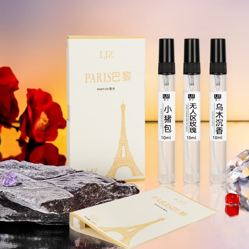 LJZ Perfume 10ml with Cardboard, Big Brand Long-Lasting Fragrance, Small Perfume for Men and Women, Fragrance Dye, Live Wholesale Cross-Border