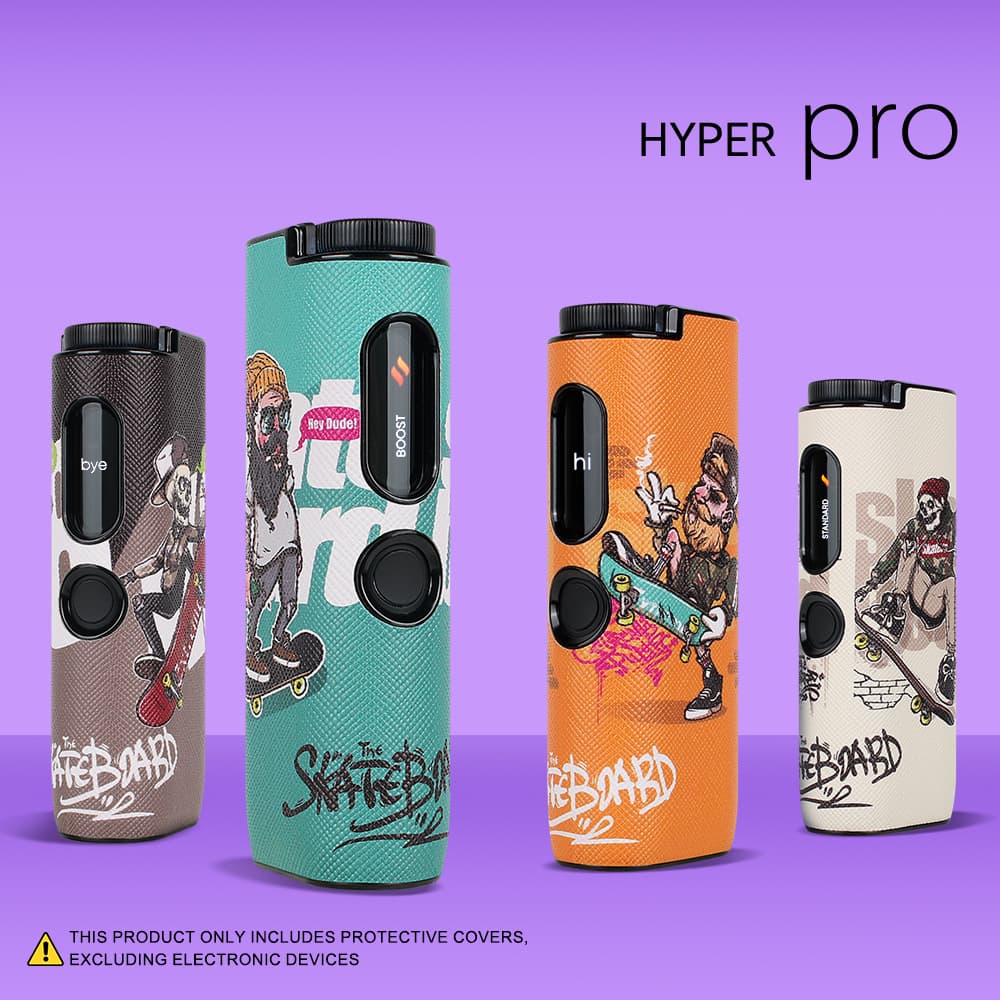 In Stock glo HYPER pro Leather Wrapped Protective Case for GLO HYPER Heat-Not-Burn Device Protective Shell