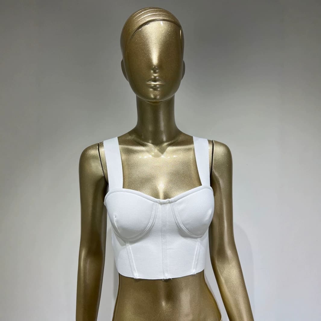 Amazon AliExpress Hot Selling 2023 Summer New Bandage Crop Top European and American Fashion Short Top High Street