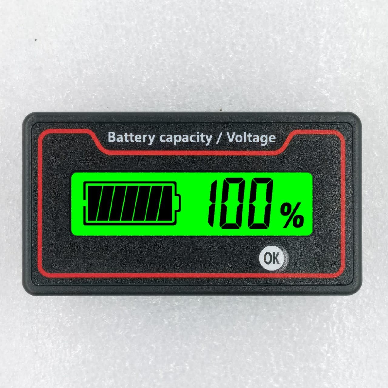 Gu Yu LCD battery power display meter 12v24v48v60v72v84v battery power meter GY-6DT
