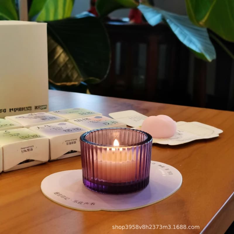 Aromatherapy Candle Gift Box with Essential Oils, Smoke-free Therapy Relaxation Atmosphere, Exquisite Gift for Women