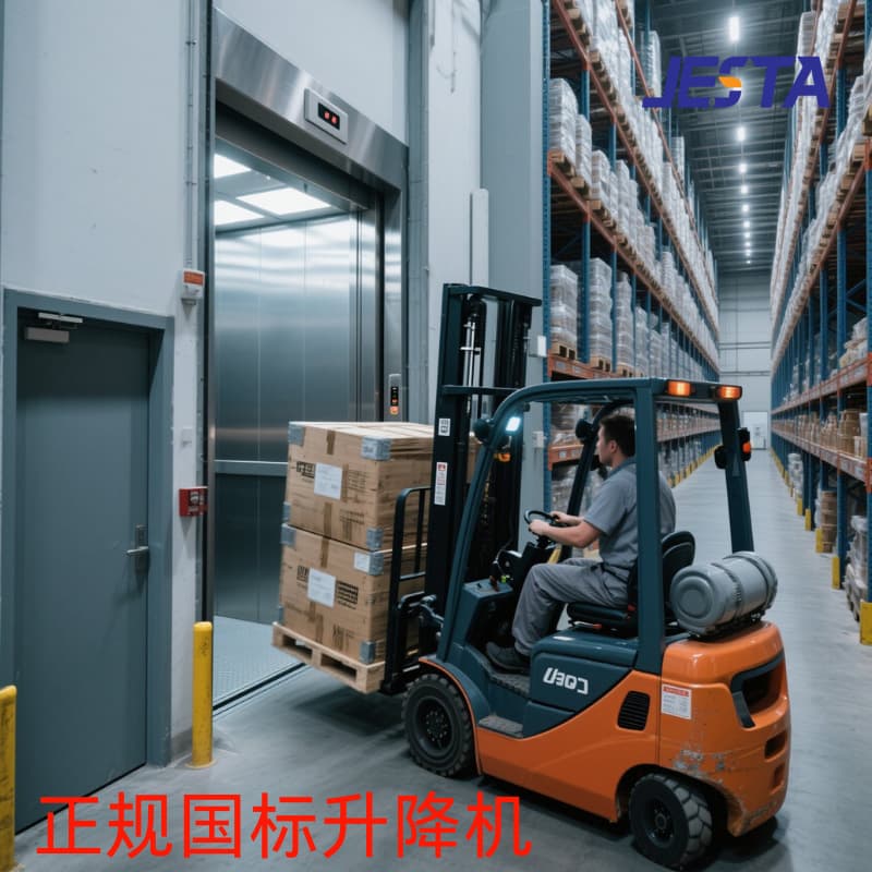 Professional Manufacturer Direct Sales Traction Type Cargo Lift Freight Elevator Industrial Freight Elevator Efficient Energy-saving Safe and Reliable