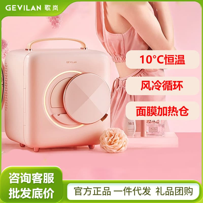 GEVILAN Professional Beauty Refrigerator Face Mask Skincare Cosmetics Mini Smart Constant Temperature Preservation Ice Box