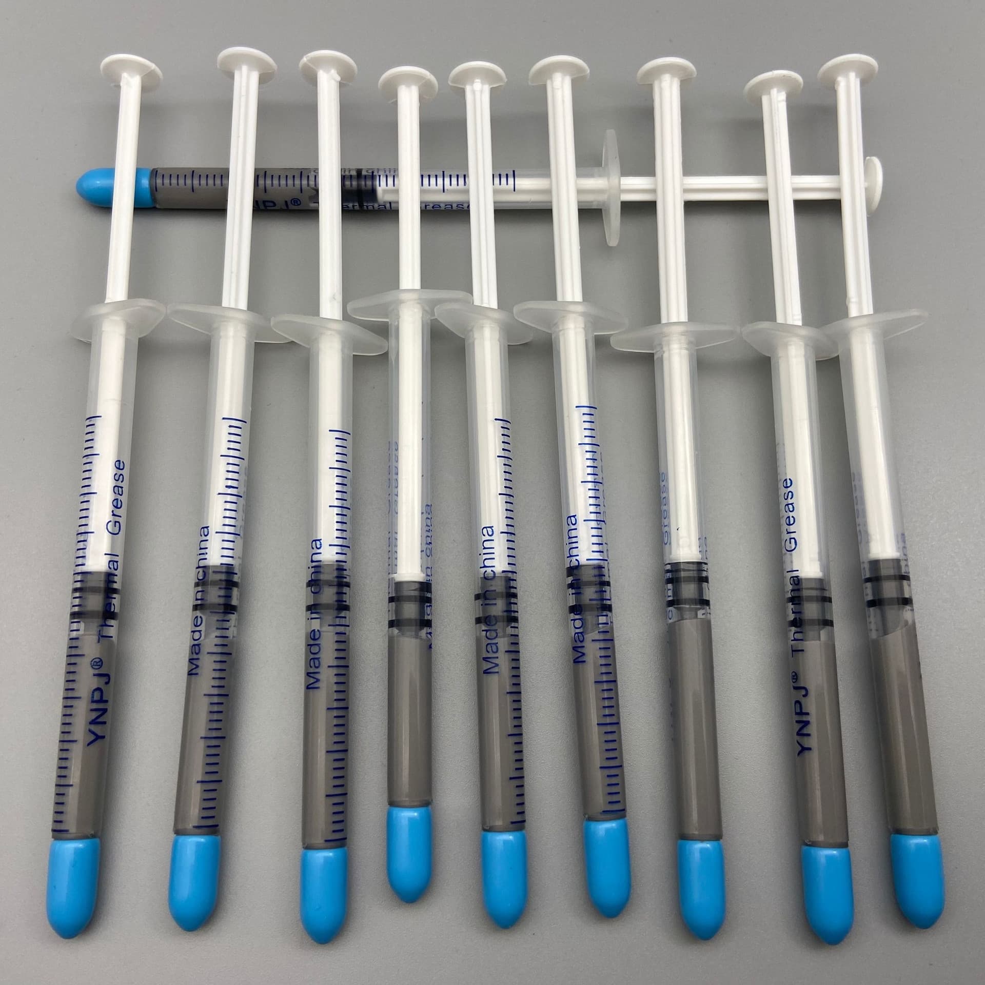YJ-G190 computer CPU thermal conductive silicone grease small tube cooling silicone grease small needle tube gray silicone grease 3g/piece 50 pieces/pack