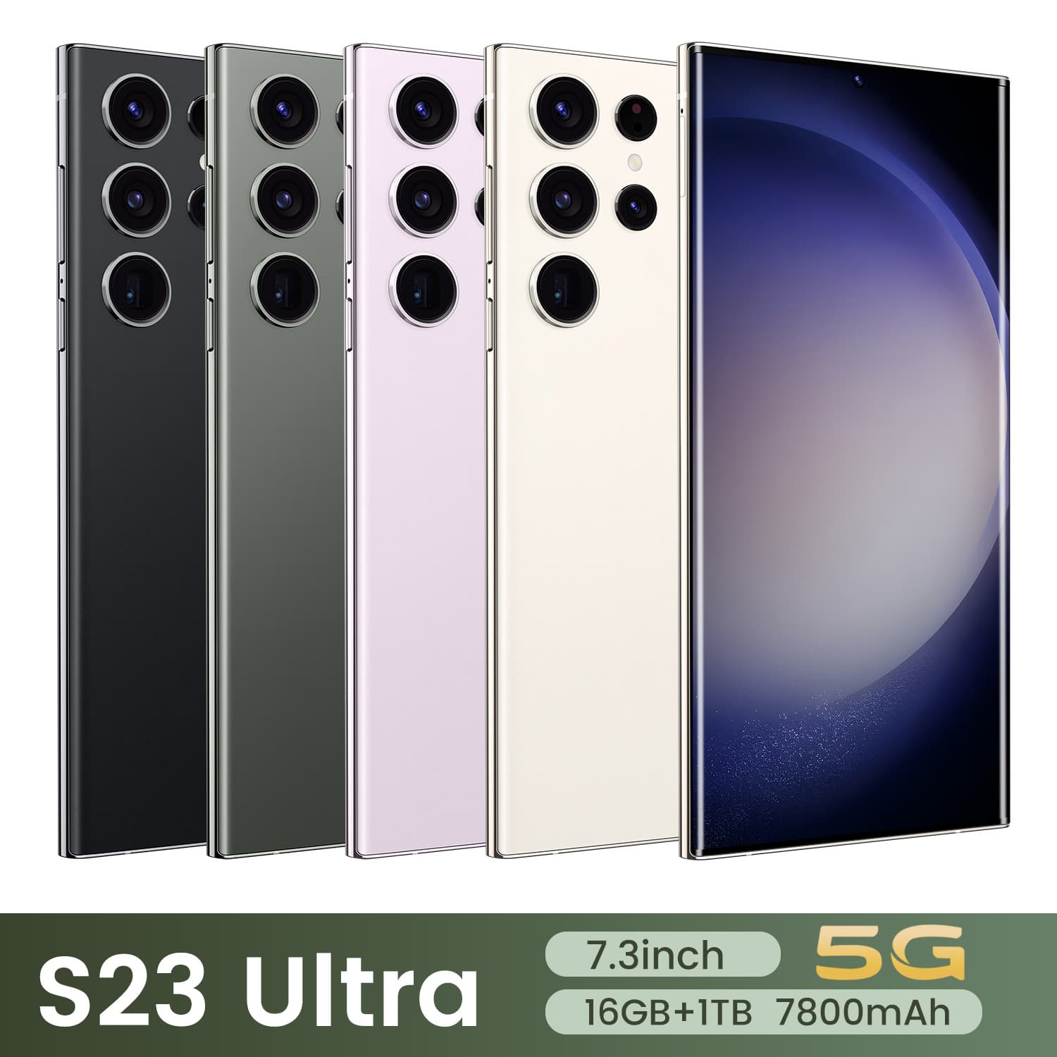 S23ULTRA Built-in Stylus Cross-Border E-commerce 4+64G HD 7.3-inch Smartphone True 4G Global Android