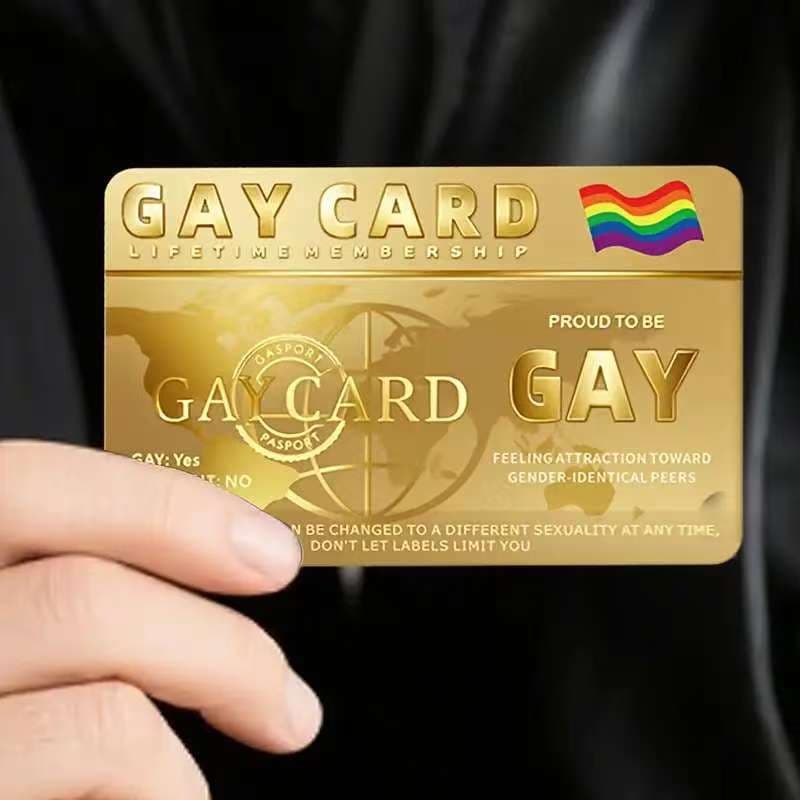 Export PVC Card Decorative Membership Creative Fun Personalized Card 2025 New Model 8.5x5.4CM