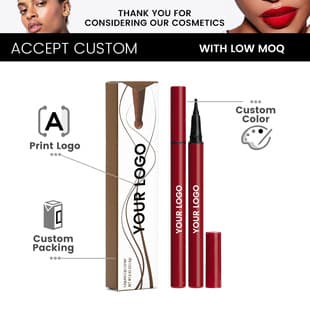 Cross-border Gothic Dark Style Lip Liner, No Logo, Waterproof, Smooth Liquid Lip Liner, Matte, Lip Liner