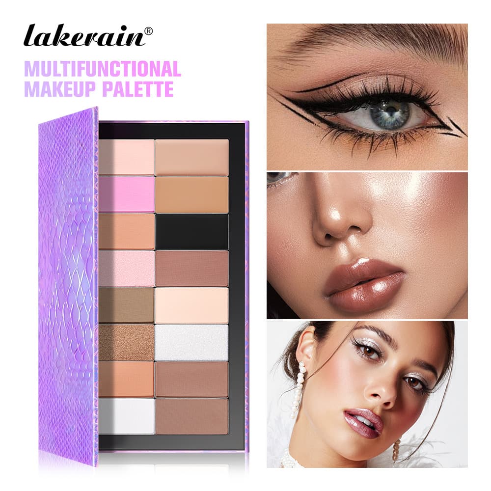 Cross-border lakerain DIY Multifunctional Colorful Makeup Palette