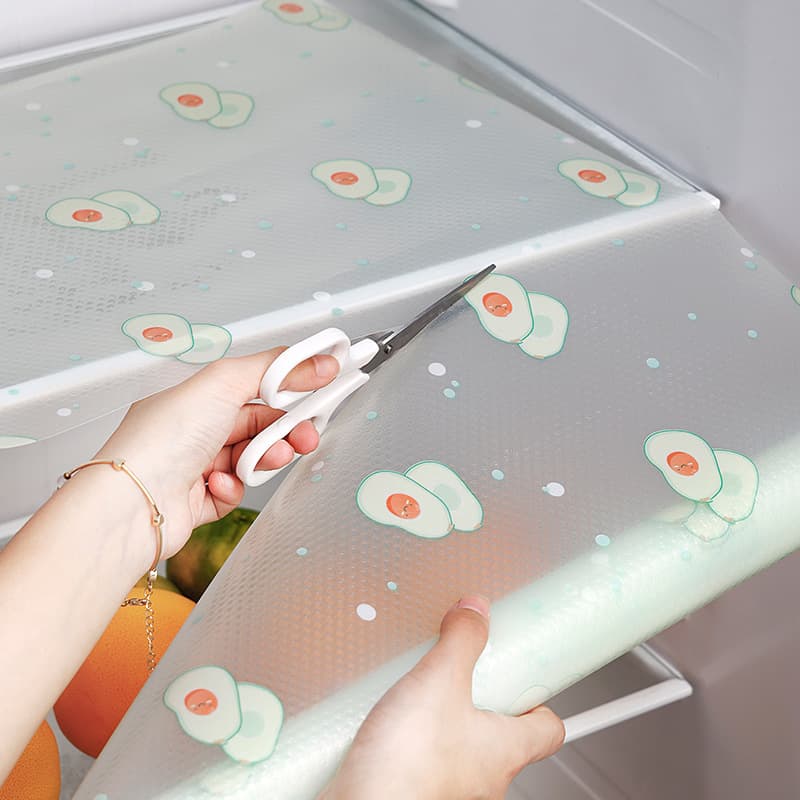 Kitchen Drawer Liner Cabinet Mat Paper Moisture-Proof Wardrobe Mat Shoe Cabinet Dust-Proof Cuttable Waterproof Oil-Proof Sticker
