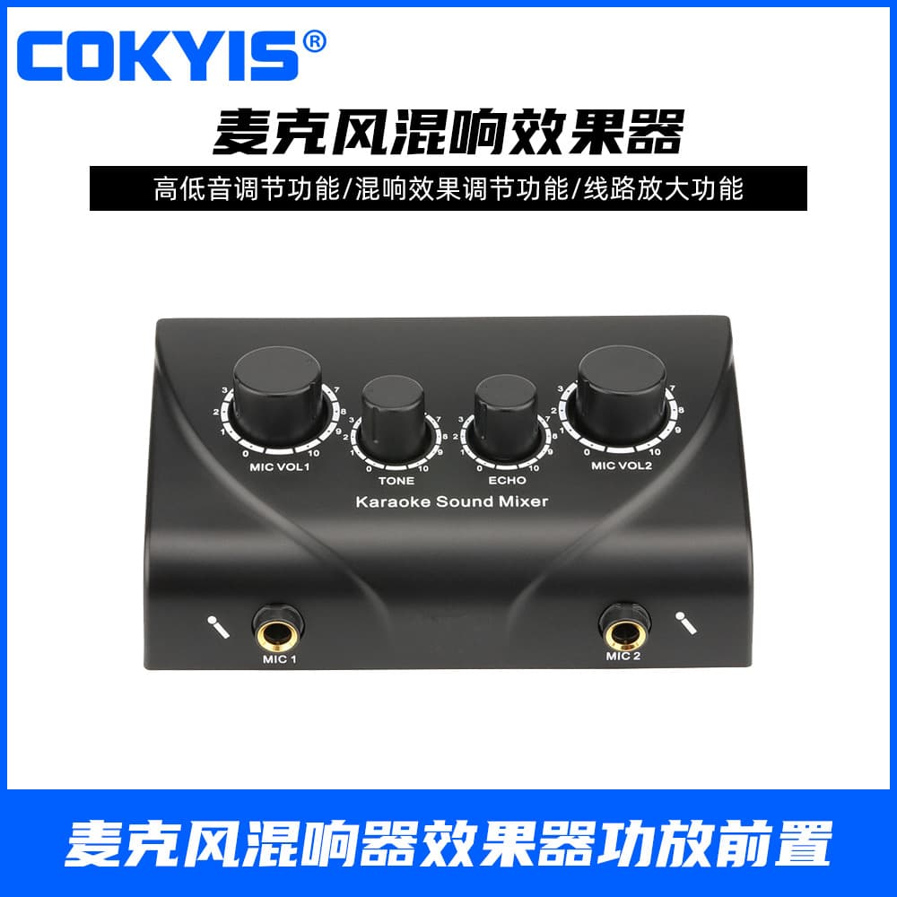 Mixer Home Mini Reverb Unit Karaoke Preamp Effect Unit Microphone Amplifier Factory Wholesale
